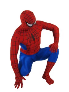 classic red and blue costume